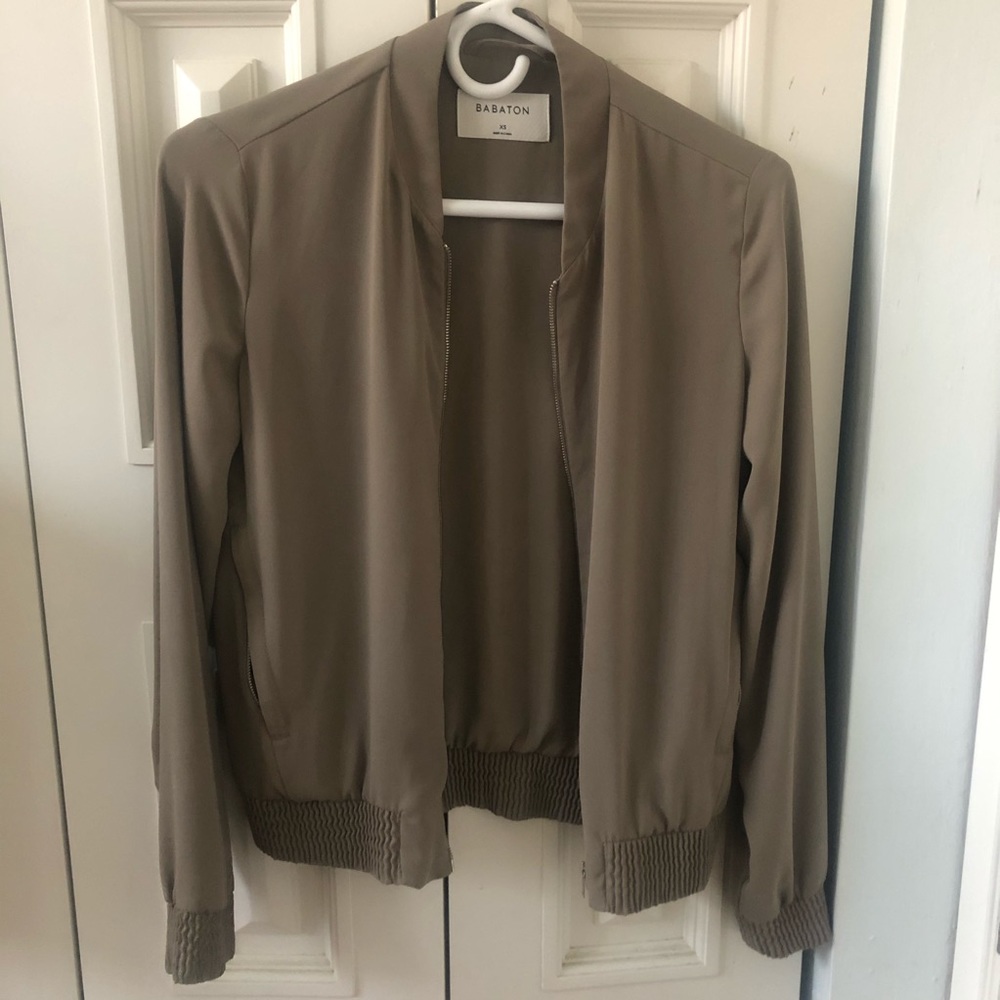 Babaton Aritzia Silky Bomber Jacket